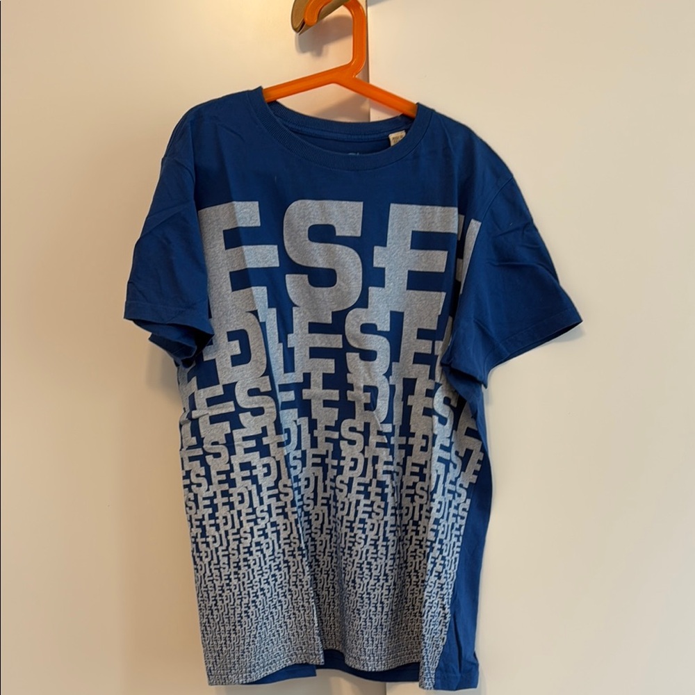 Diesel Blue Graphic Tee